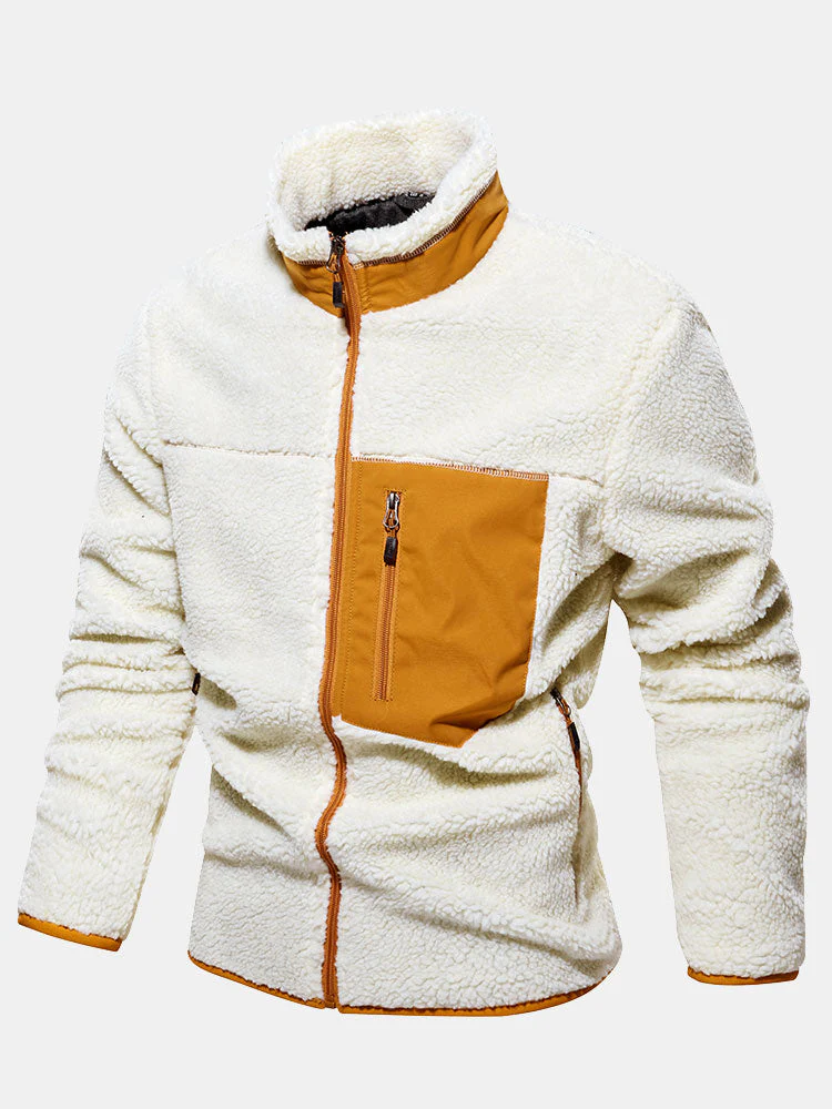 Owen | CRERI Zipper Through Teddy Faux Fur Jacket - Image 4