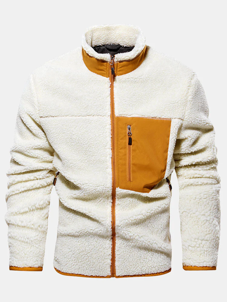 Owen | CRERI Zipper Through Teddy Faux Fur Jacket - Image 5