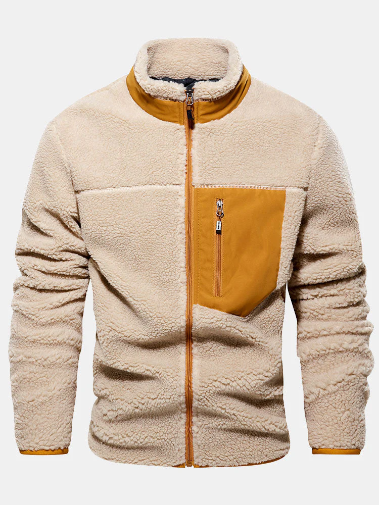 Owen | CRERI Zipper Through Teddy Faux Fur Jacket - Image 6