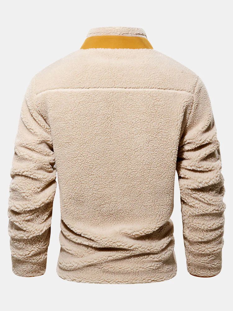Owen | CRERI Zipper Through Teddy Faux Fur Jacket - Image 7