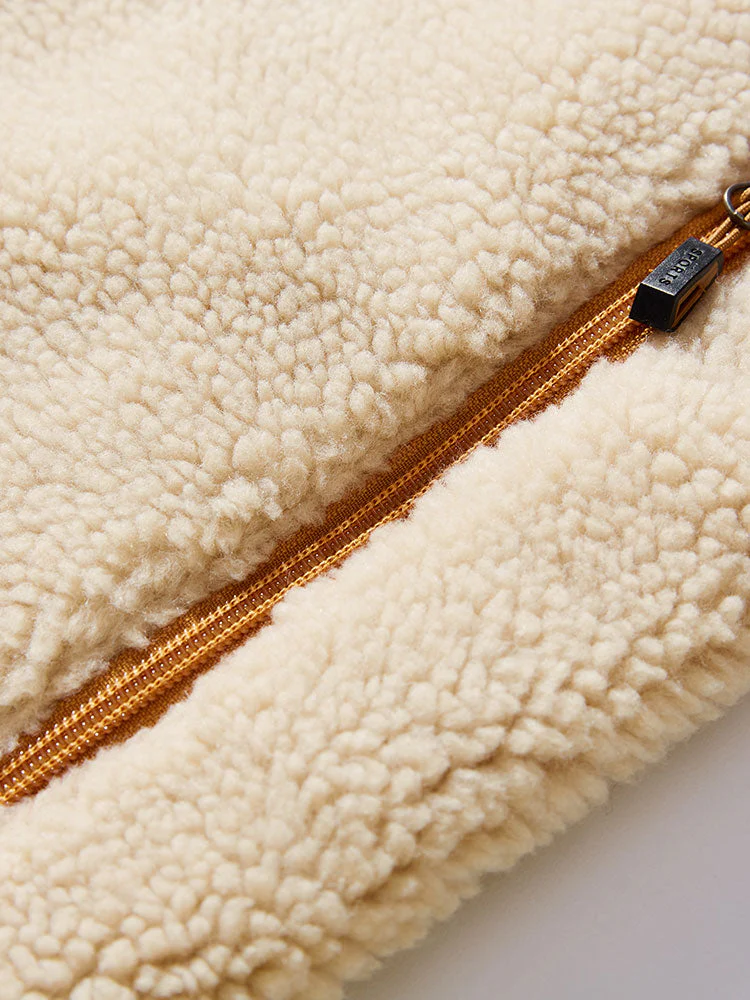 Owen | CRERI Zipper Through Teddy Faux Fur Jacket - Image 9