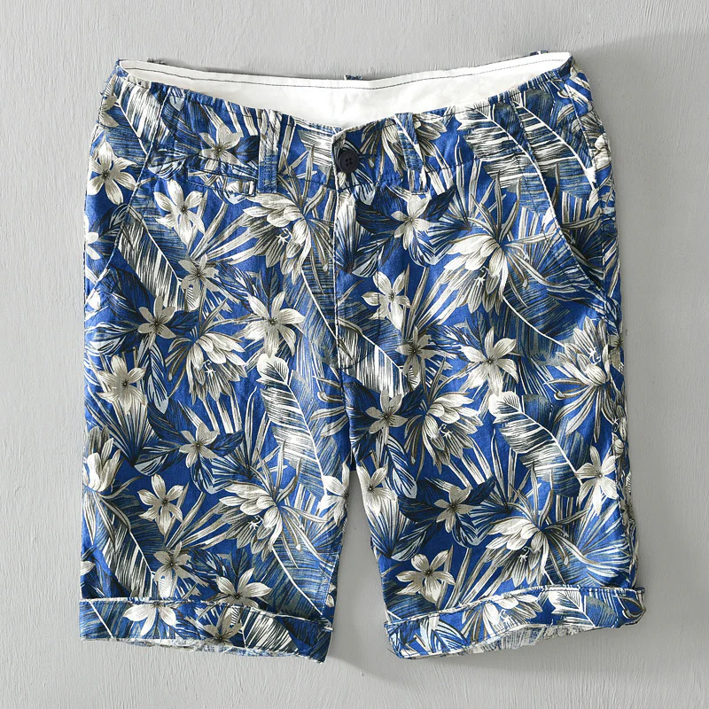 Owen | Havana Linen Tropical Shorts - Image 2
