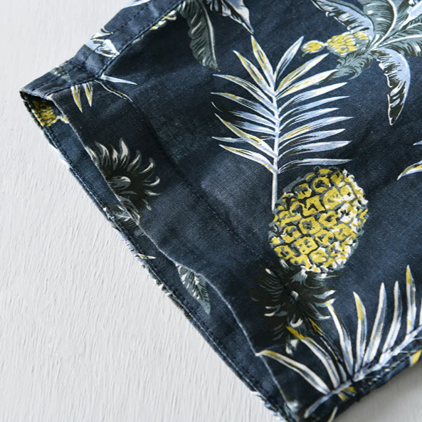 Owen | Havana Linen Tropical Shorts - Image 8