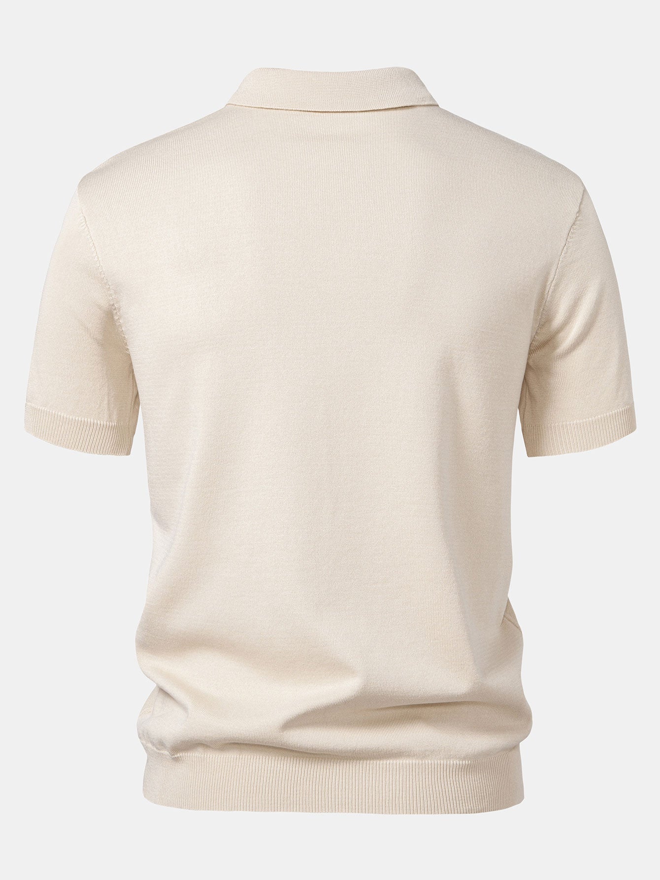Owen | Stripe Jacquard Knit Polo Shirt - Image 12