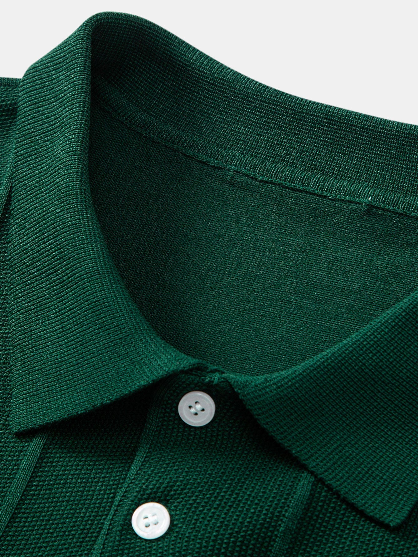 Owen | Stripe Jacquard Knit Polo Shirt - Image 3