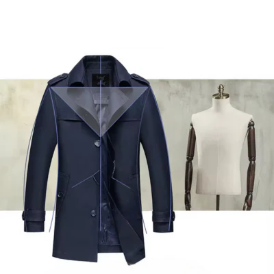 Oz | Men's transitional coat - Elegant classic with a slim cut - Image 5