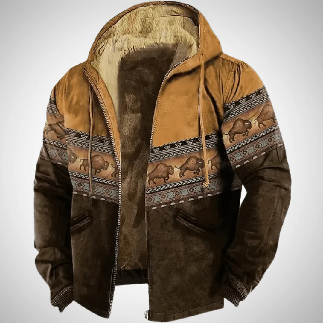 Oziel | Warm winter jacket with hood - Image 3