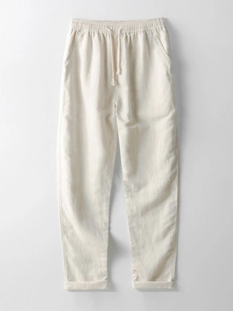 Pablo® | Animal Texture Terry Cuban Shirt & Straight Leg Linen Pants - Image 13