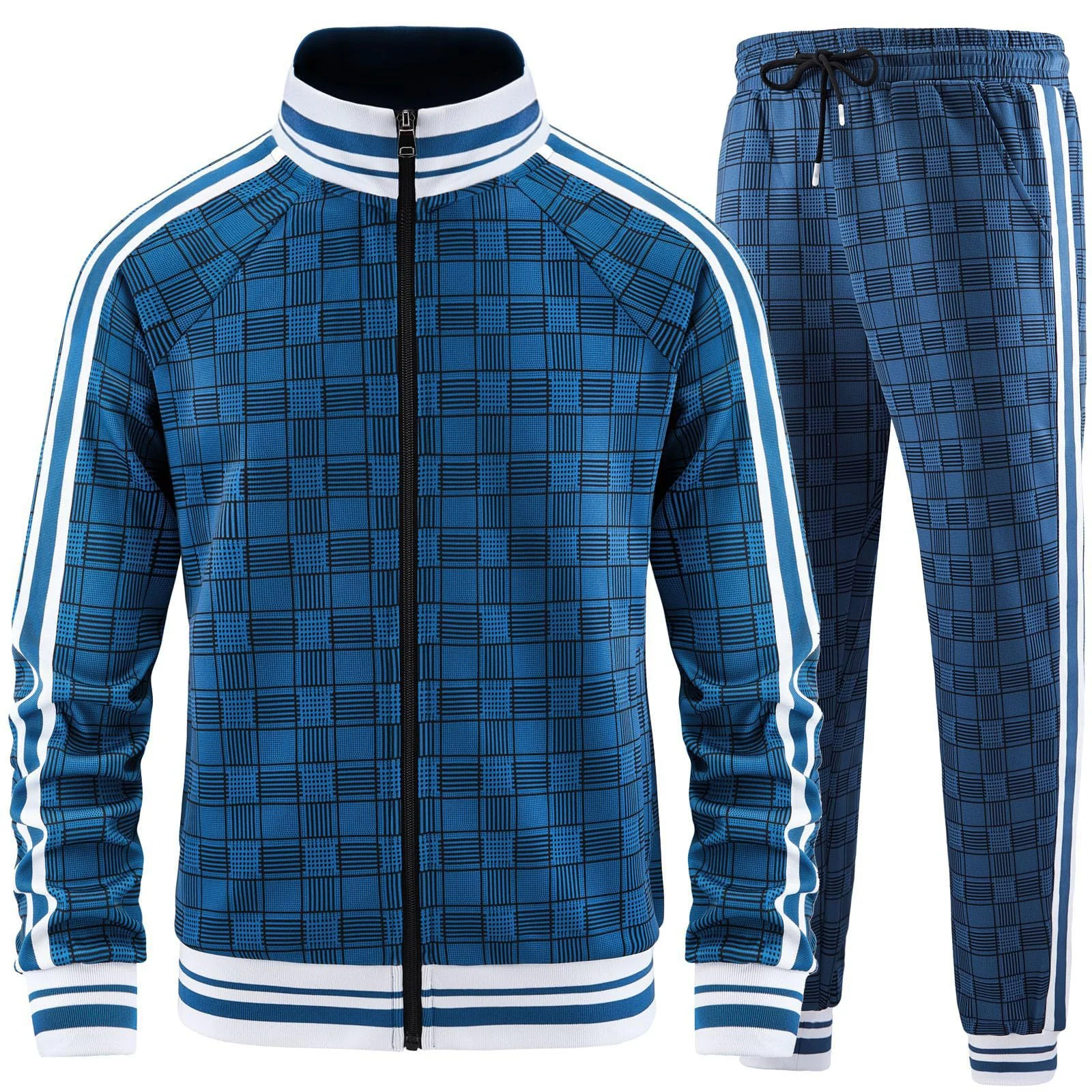 Pablo® | Axel Grid Tracksuit Set - Image 4