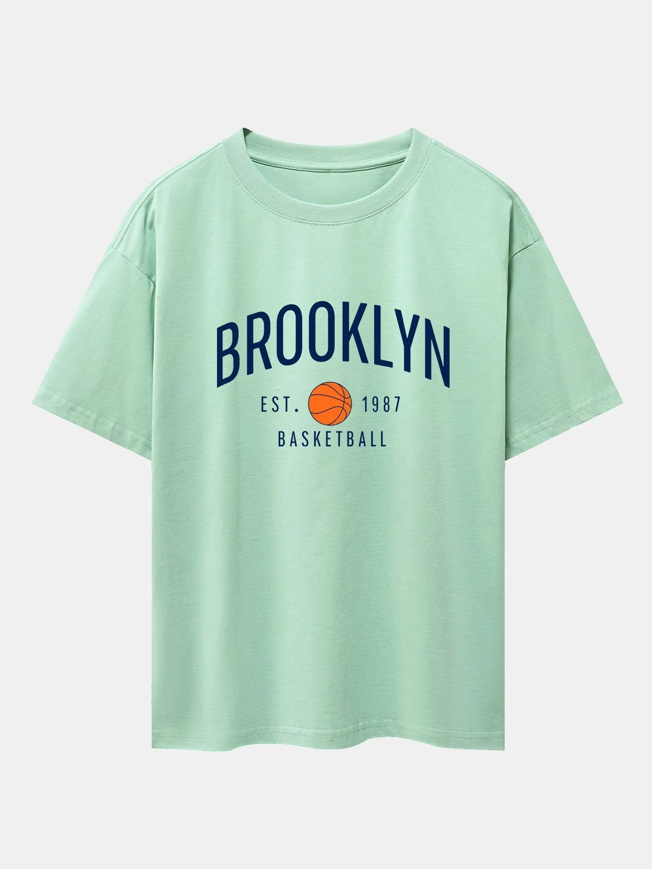 Pablo® | Basketball Print Drop Shoulder Oversize T-Shirt - Image 4