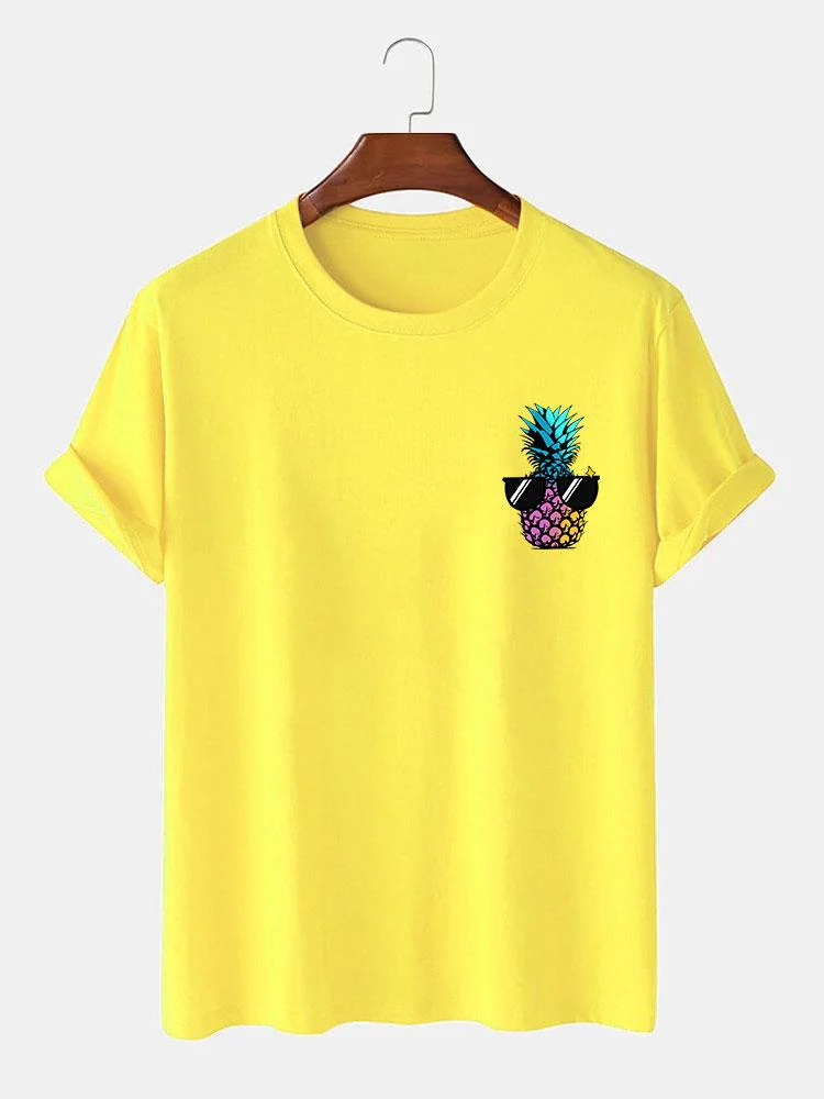 Pablo® | Pineapple With Sunglasses Print T-Shirt - Image 7