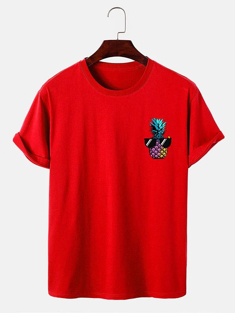 Pablo® | Pineapple With Sunglasses Print T-Shirt - Image 9