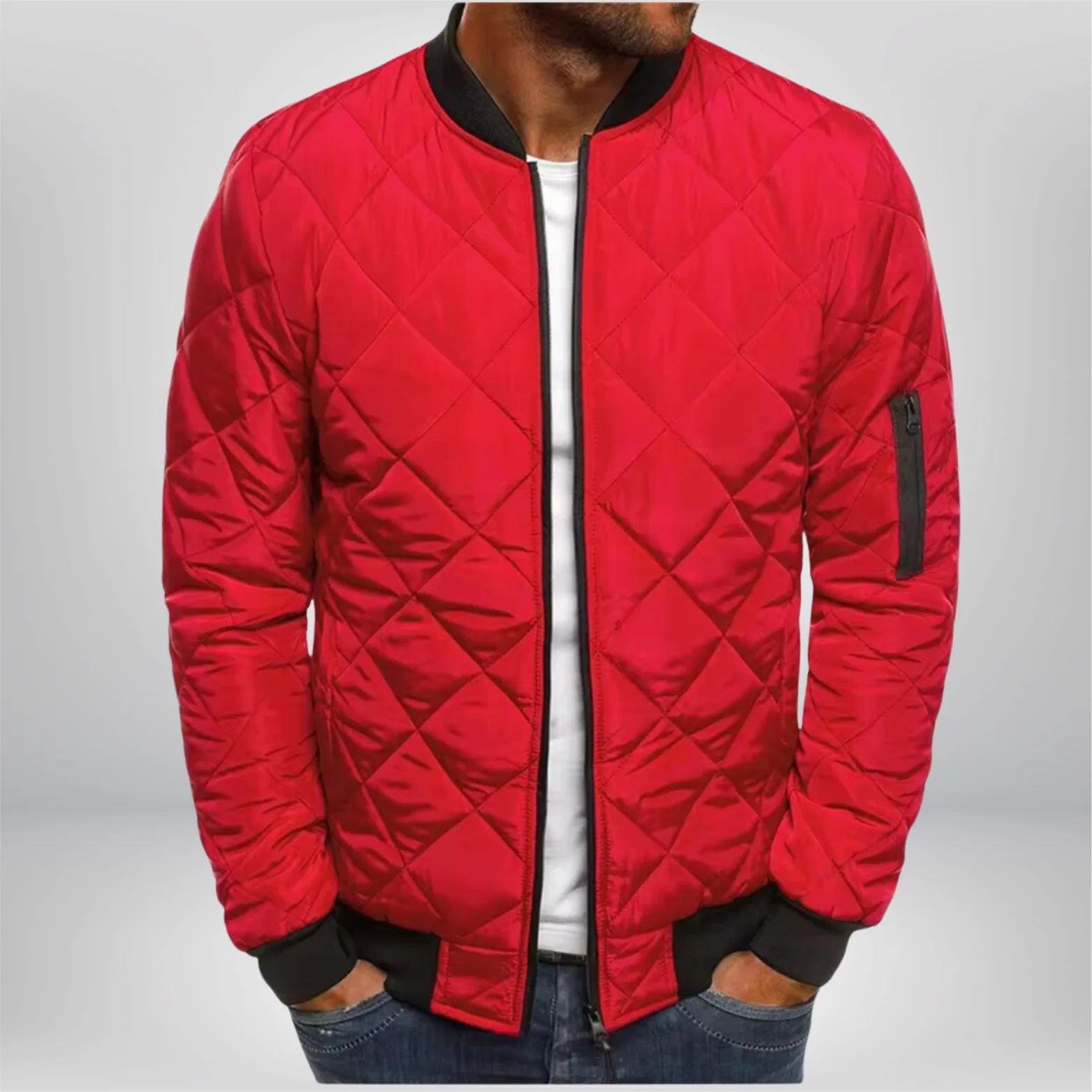Pablo® | Quilted Bomber Jacket - Image 3