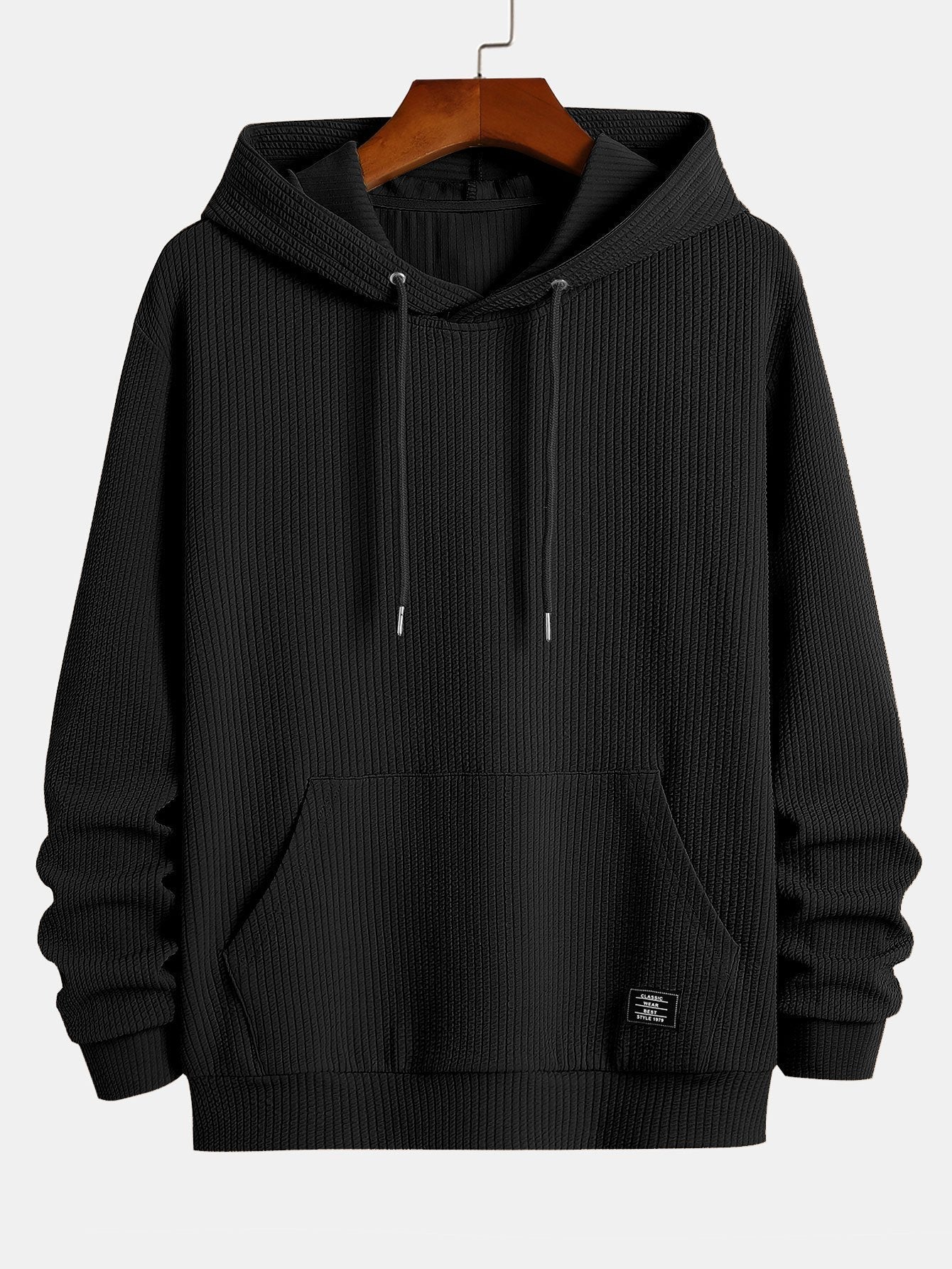 Paco | Basic Ribbed Hoodie - Image 2