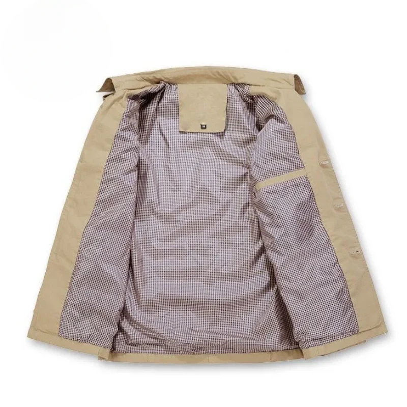 Paco | Men's winter coat - Elegant trench coat with belt loops and button placket - Image 10