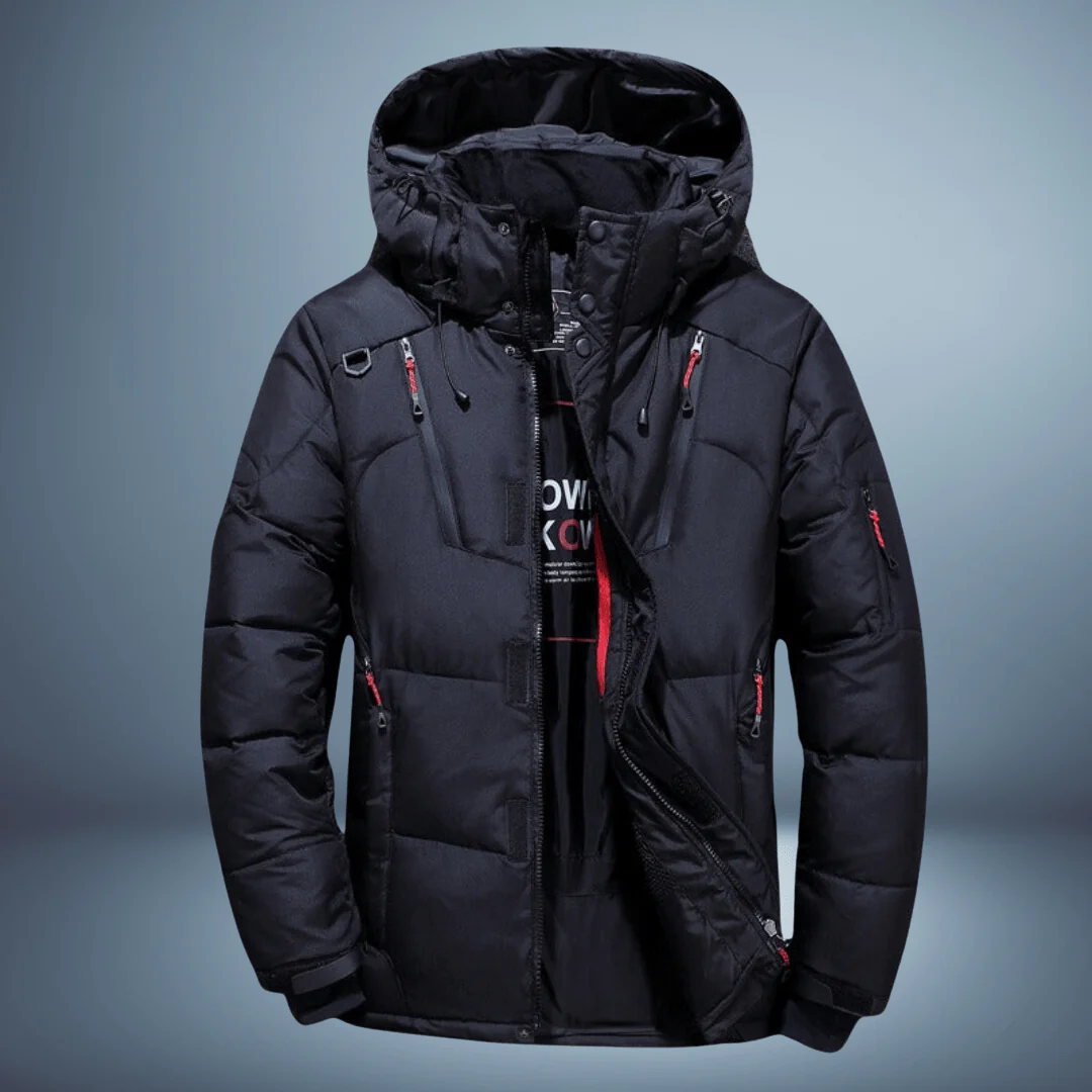 Paco | Warm hooded down jacket for adventure and comfort - Image 10