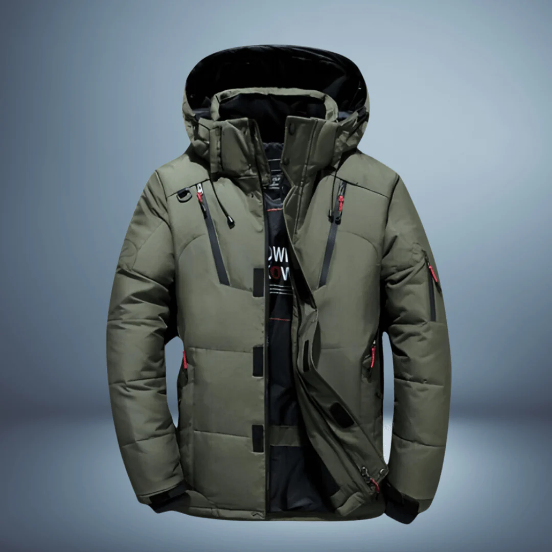 Paco | Warm hooded down jacket for adventure and comfort - Image 9