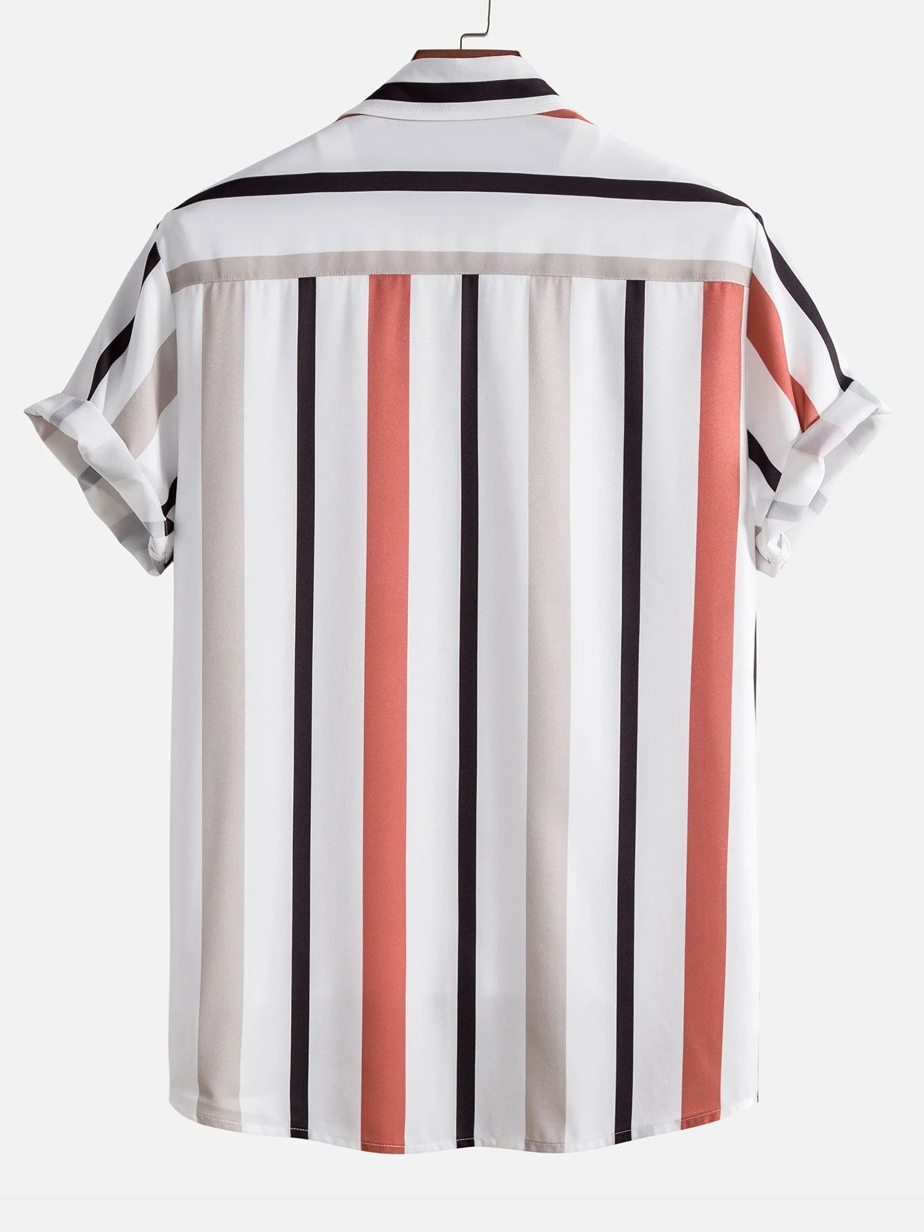 Pánfilo® | Striped Button Up Shirt & Swim Shorts - Image 4