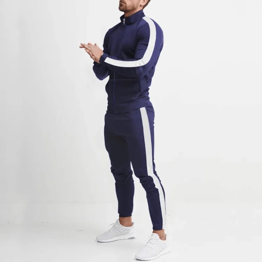 Panteleón® | Men’s Tracksuits With Side Stripe Design - Image 2