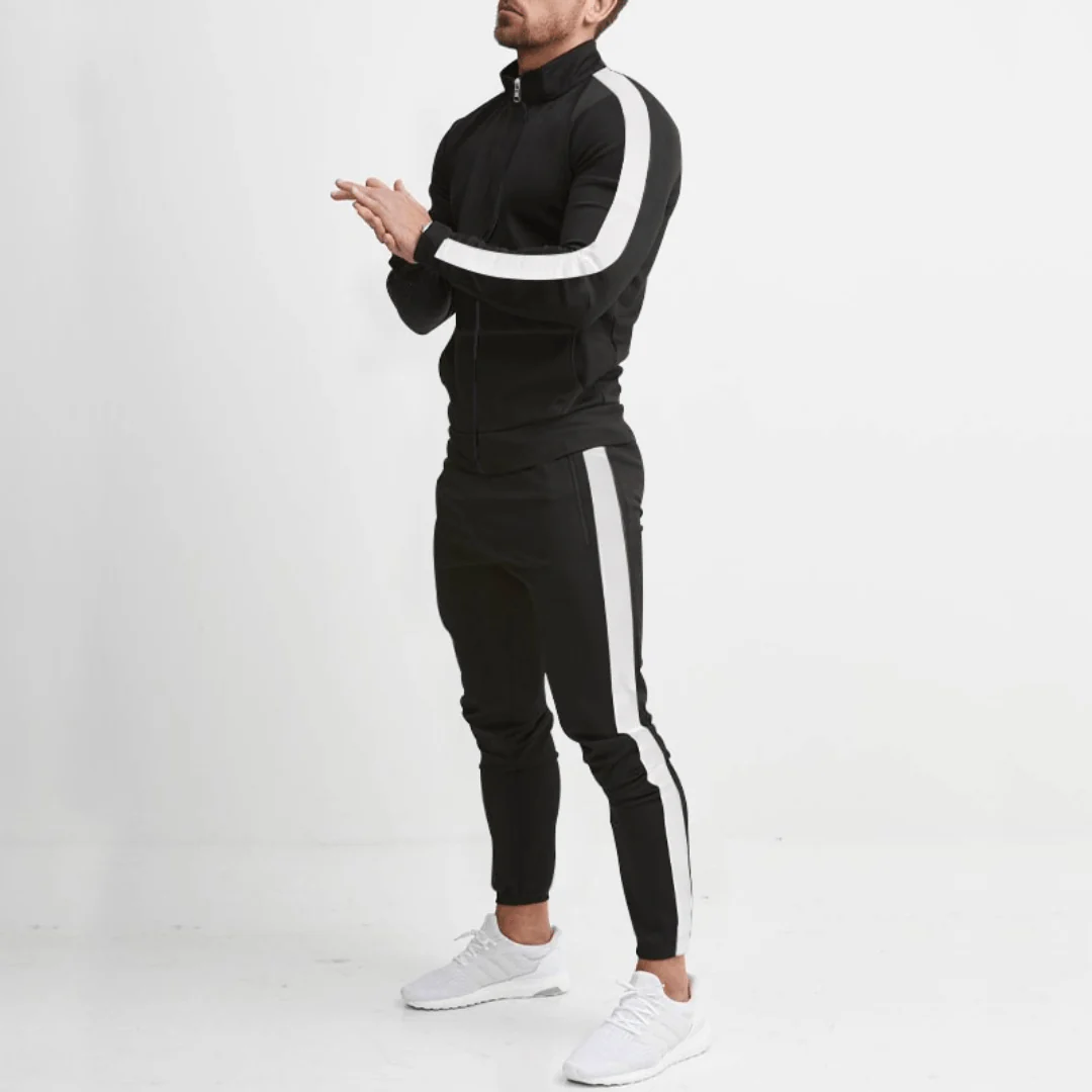 Panteleón® | Men’s Tracksuits With Side Stripe Design - Image 3