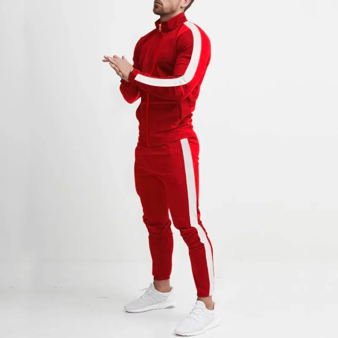Panteleón® | Men’s Tracksuits With Side Stripe Design - Image 4