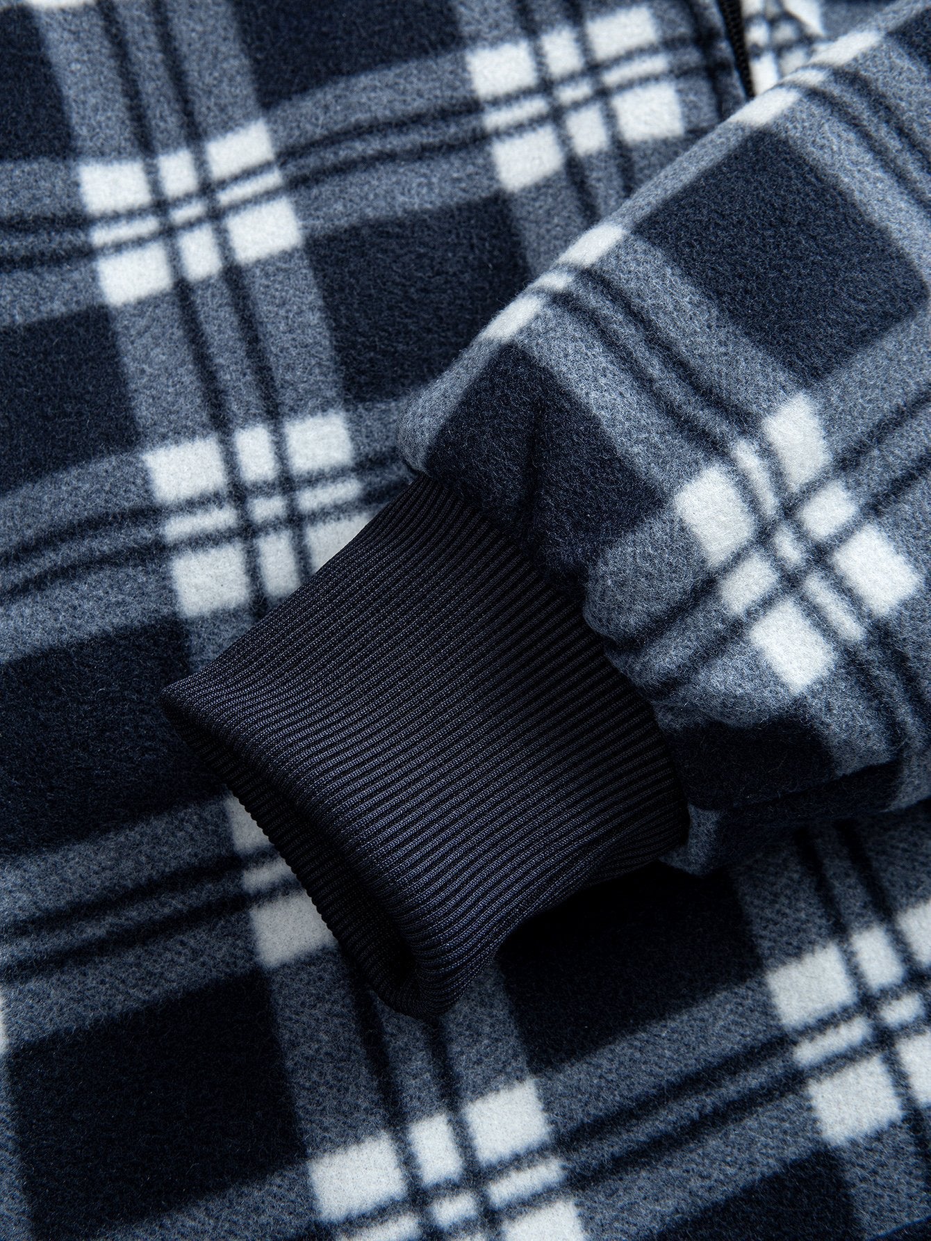 Paolo | Teddy Fleece Lined Flannel Plaid Hoodie - Image 4