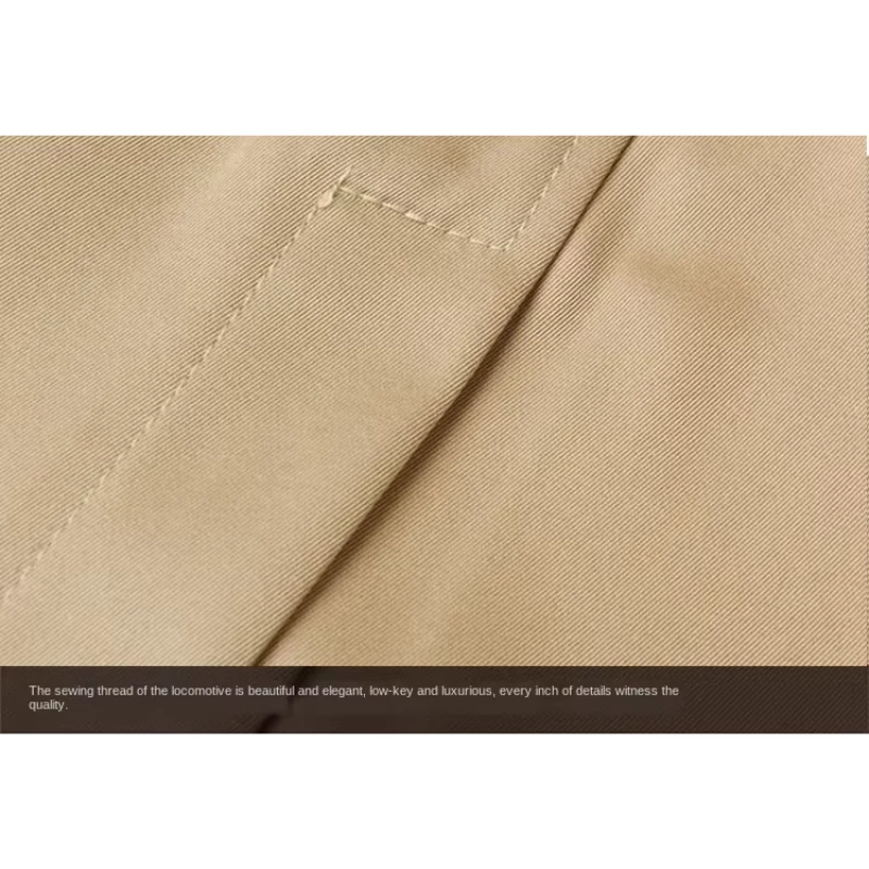 Paris | Men's long trench coat with belt - elegant business coat - Image 2