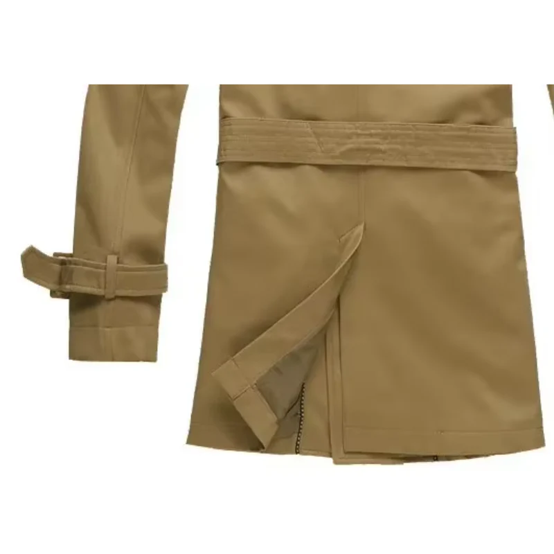 Paris | Men's long trench coat with belt - elegant business coat - Image 4