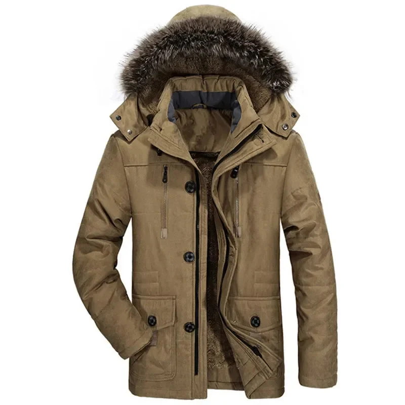 Pascal | Cotton winter jacket with hood - Image 5