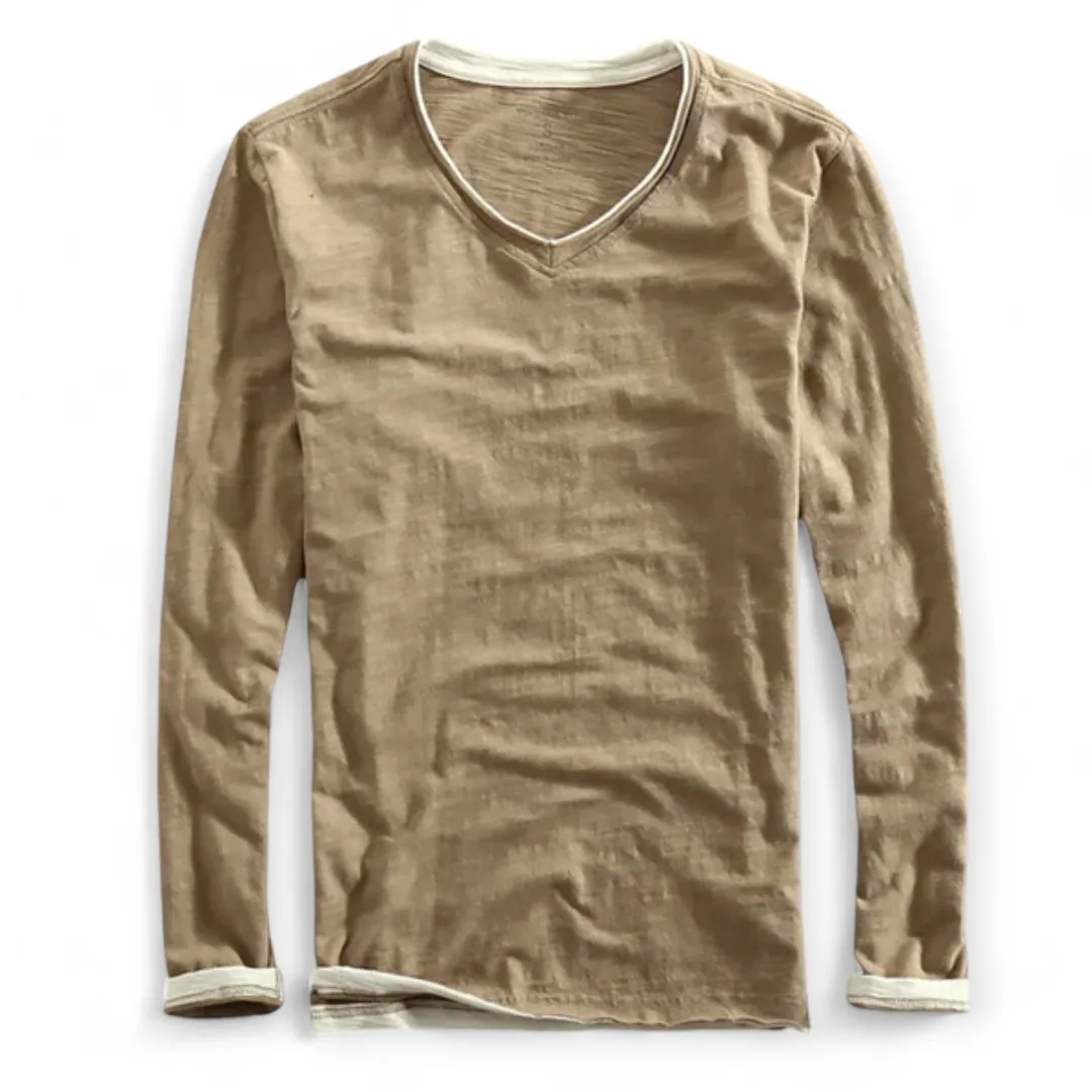 Pascual | Luca Classic Fit Cotton Long Sleeve Shirt - Image 2