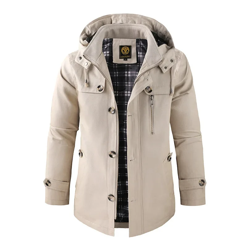 Pascual | Men's Winter Coat Long - Waterproof with Hood and Practical Pockets - Image 12