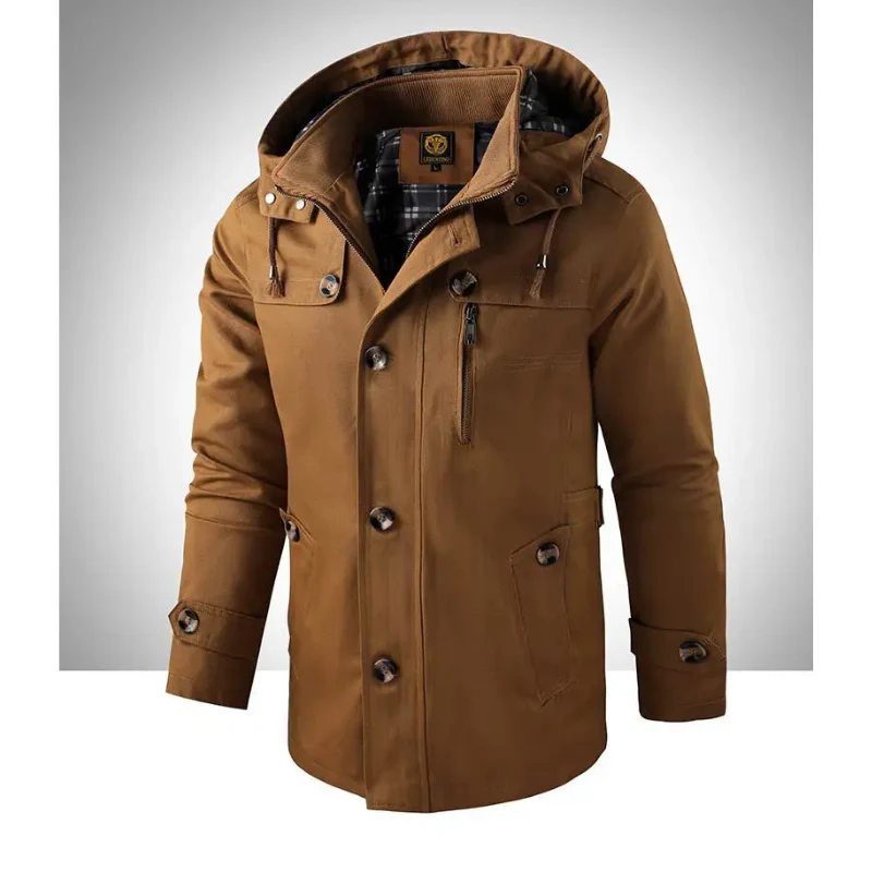Pascual | Men's Winter Coat Long - Waterproof with Hood and Practical Pockets - Image 15