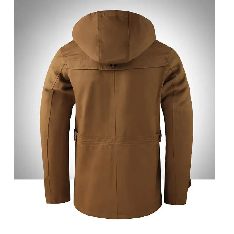Pascual | Men's Winter Coat Long - Waterproof with Hood and Practical Pockets - Image 16