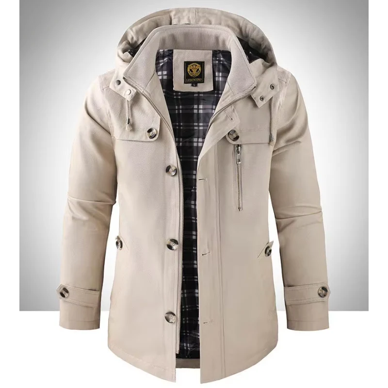 Pascual | Men's Winter Coat Long - Waterproof with Hood and Practical Pockets - Image 17