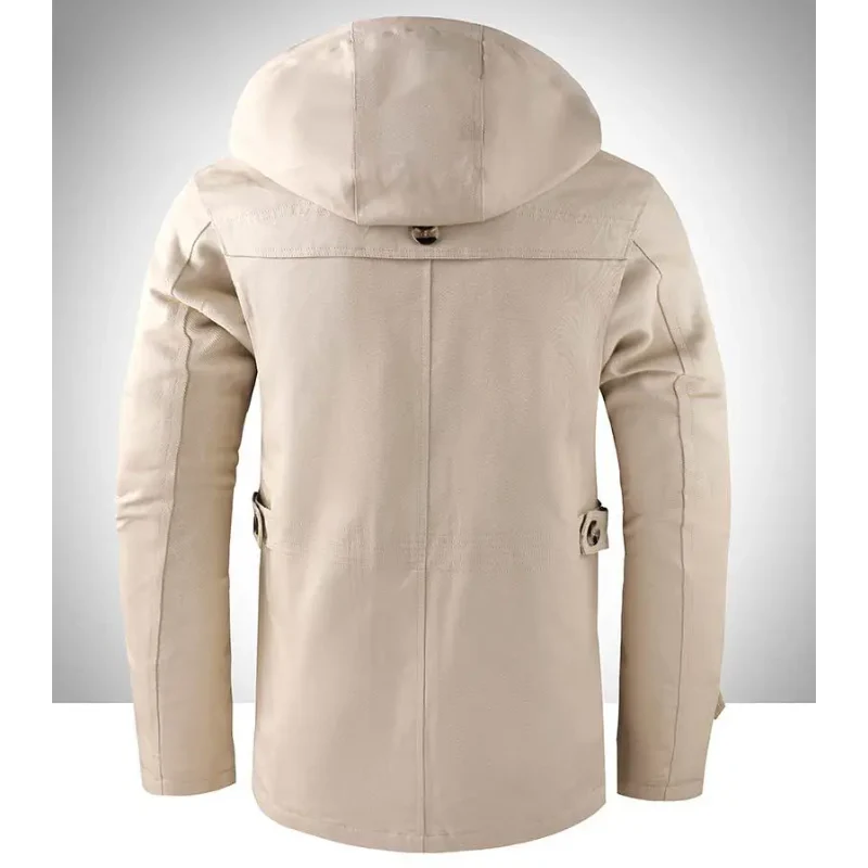 Pascual | Men's Winter Coat Long - Waterproof with Hood and Practical Pockets - Image 18
