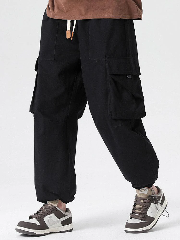 Patricio® | Elastic Drawstring Cuff Parachute Cargo Pants - Image 6