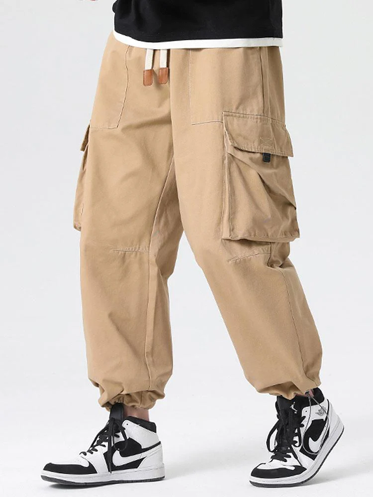 Patricio® | Elastic Drawstring Cuff Parachute Cargo Pants - Image 9
