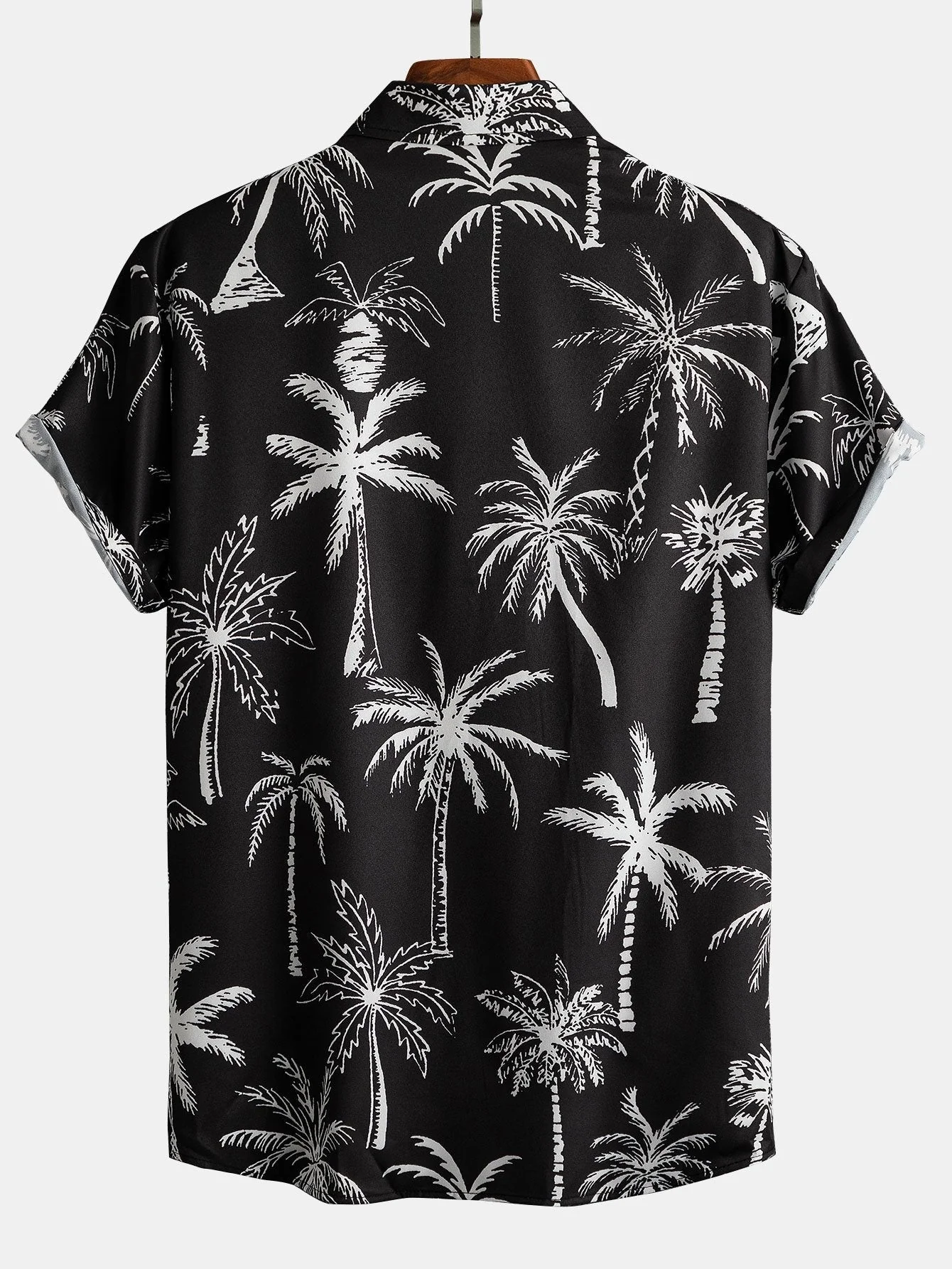 Patricio® | Palm Tree Print Button Up Shirt & Swim Shorts - Image 11