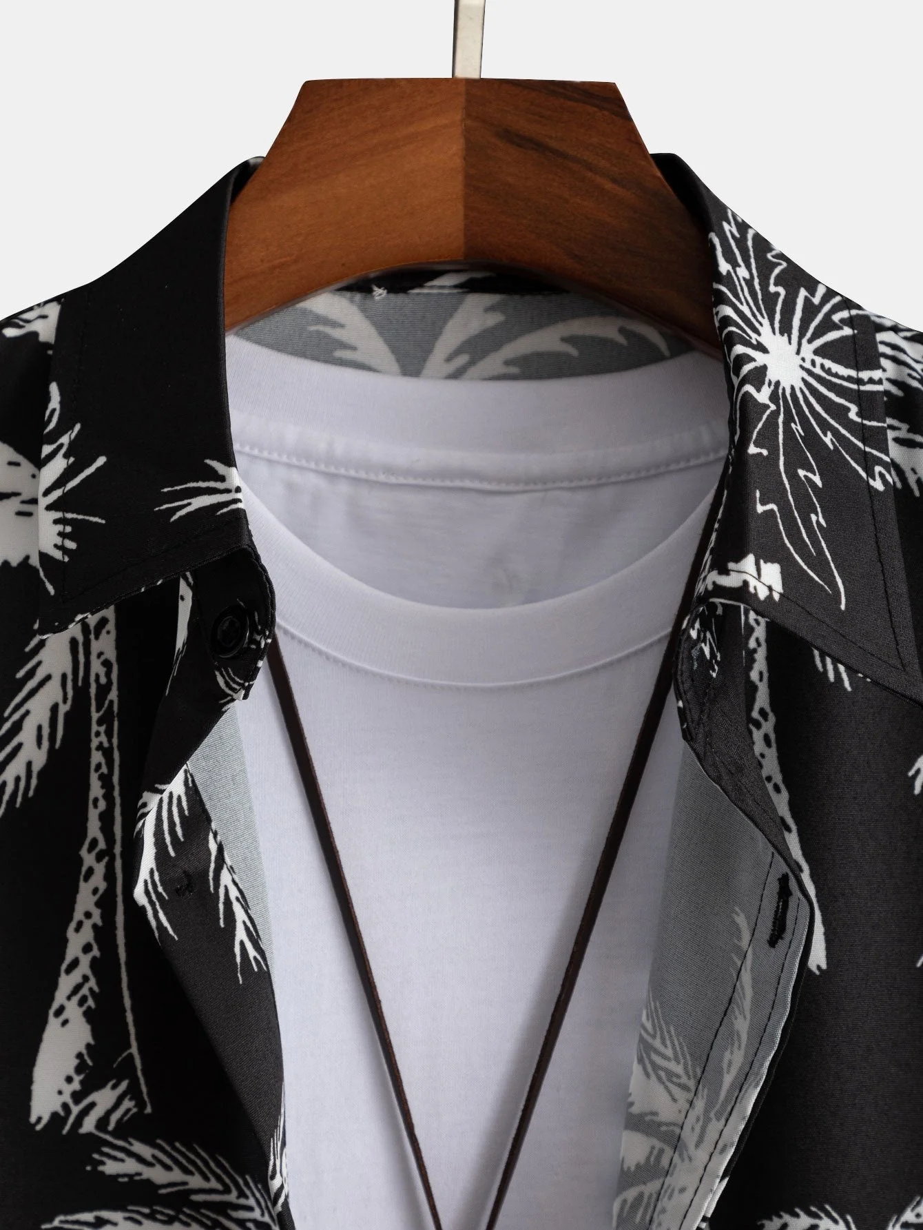 Patricio® | Palm Tree Print Button Up Shirt & Swim Shorts - Image 12