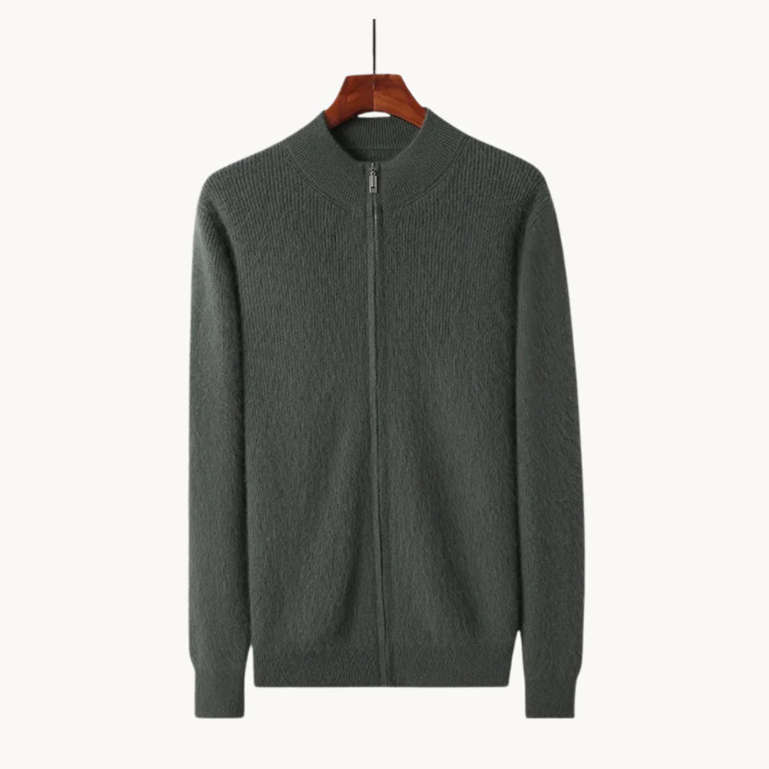 Patricio® | Wool Zip-Up Sweater - Image 12