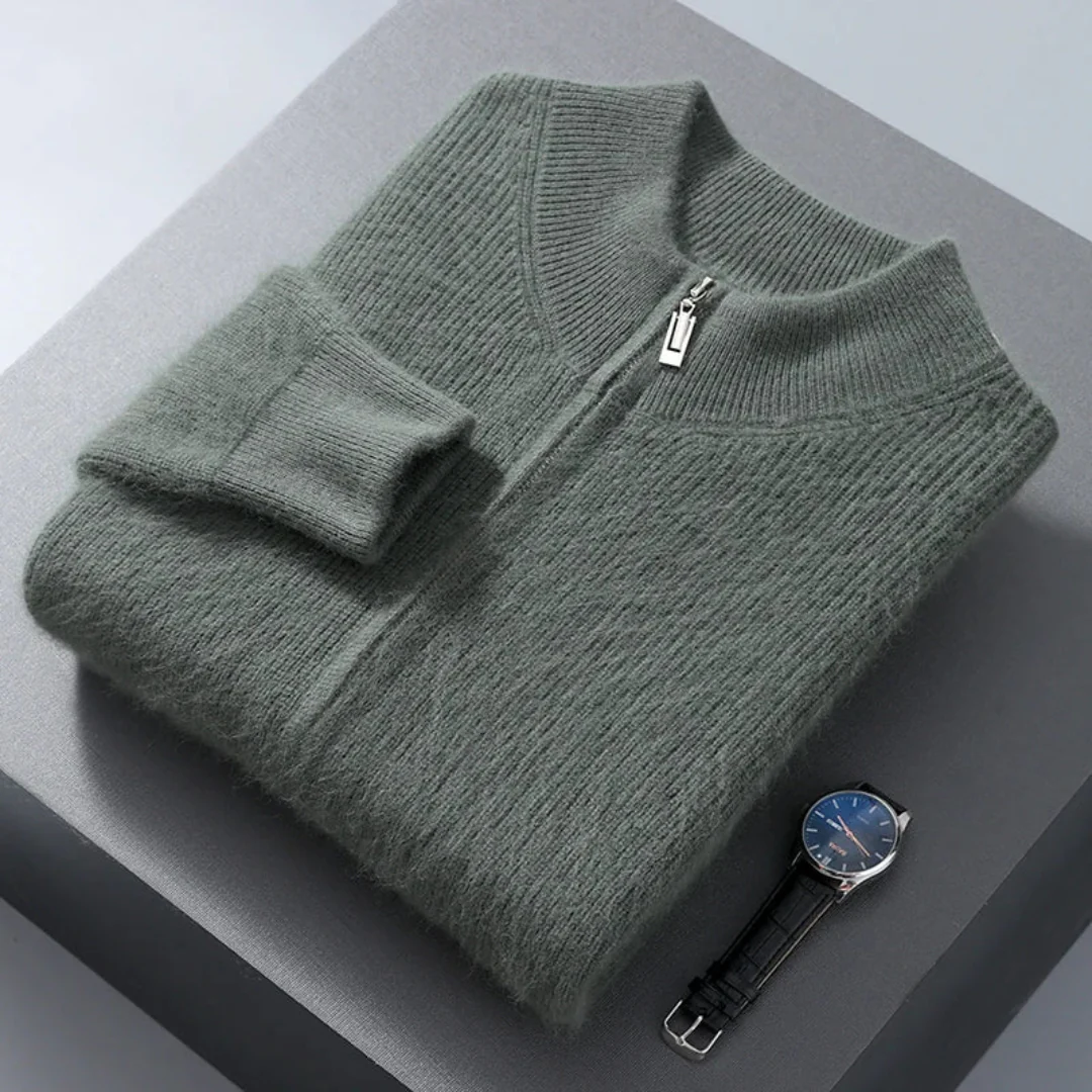 Patricio® | Wool Zip-Up Sweater - Image 13