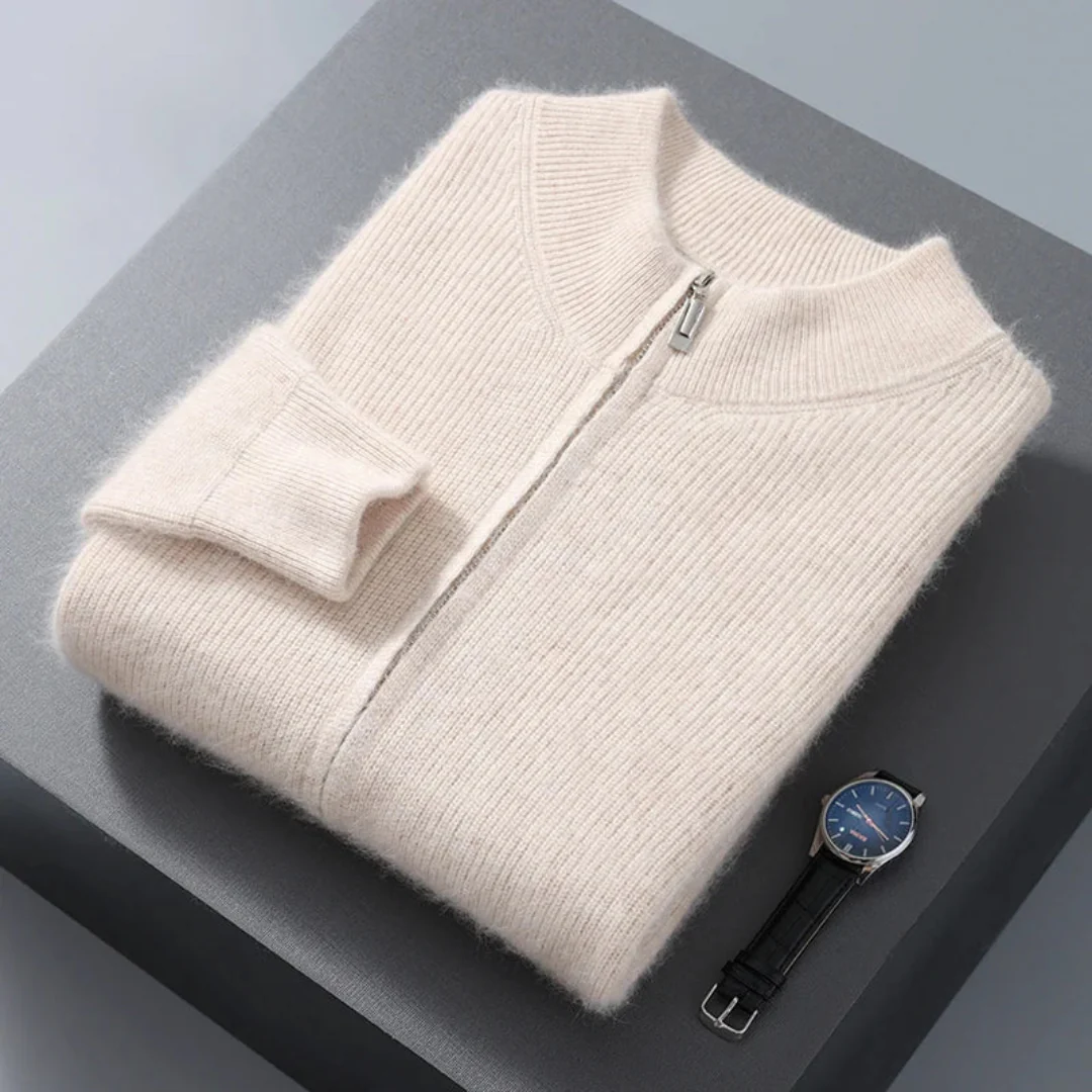 Patricio® | Wool Zip-Up Sweater - Image 3