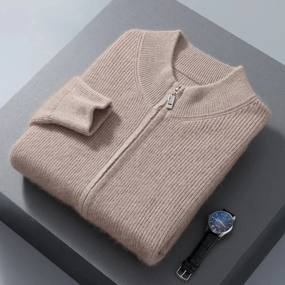Patricio® | Wool Zip-Up Sweater - Image 5