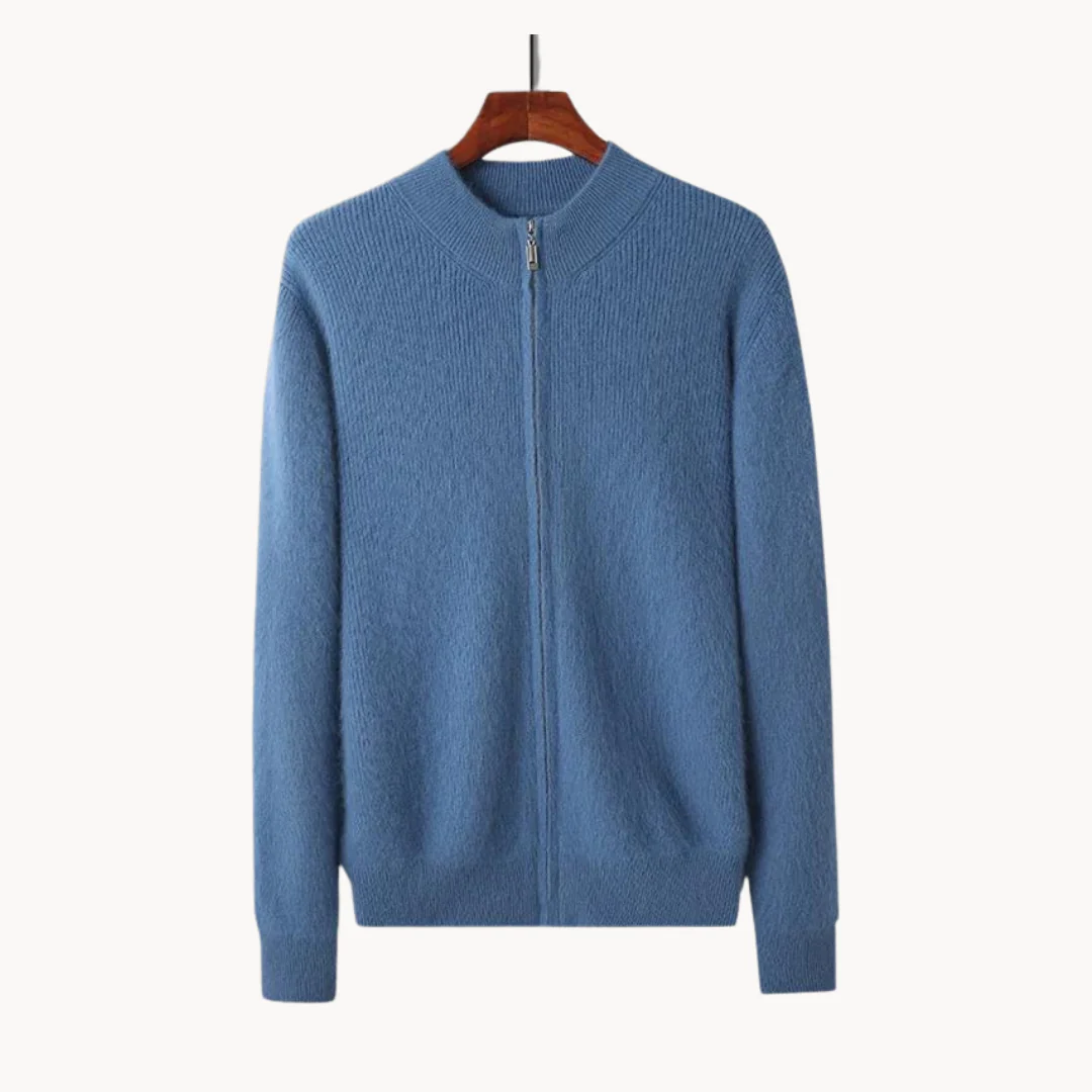 Patricio® | Wool Zip-Up Sweater - Image 6
