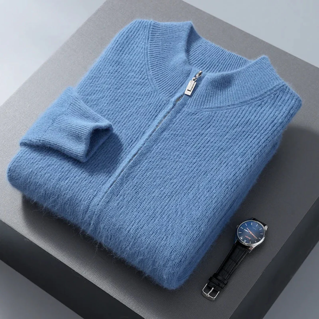 Patricio® | Wool Zip-Up Sweater - Image 7