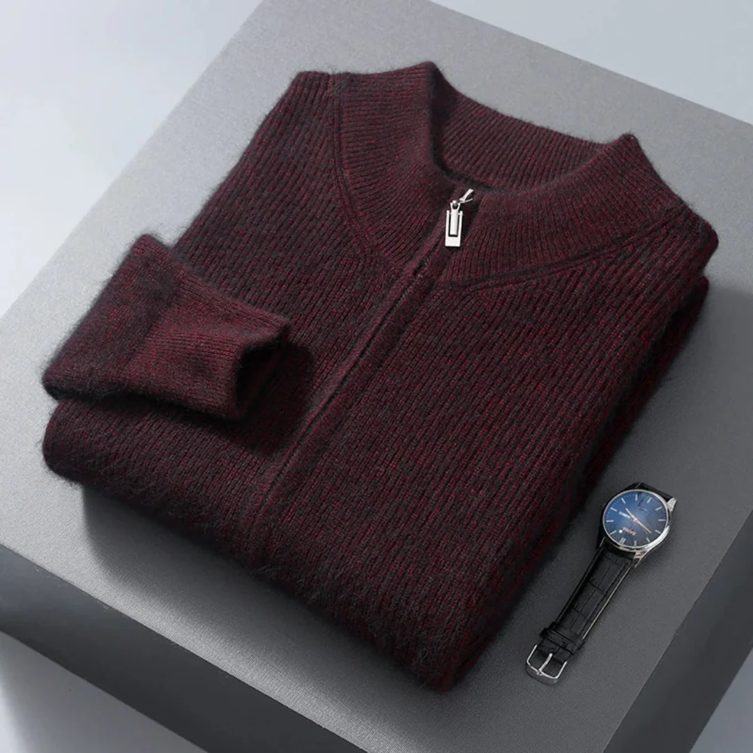 Patricio® | Wool Zip-Up Sweater - Image 9
