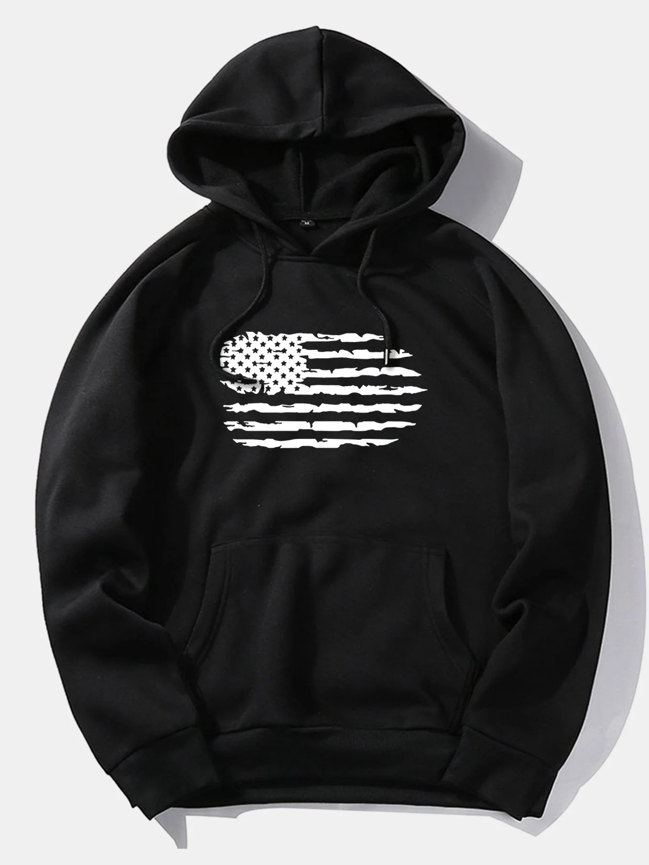 Patricio | American Flag Print Hoodie - Image 2