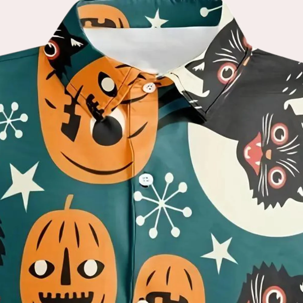 Patrick® | Halloween Patterned Shirt For Men - Image 3