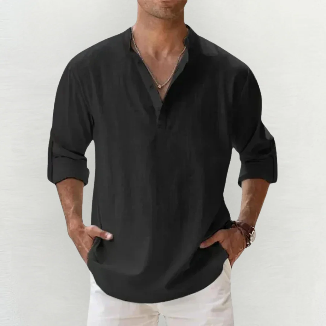 Patrick® | Premium Cotton-Linen Stretch Shirt - Image 11