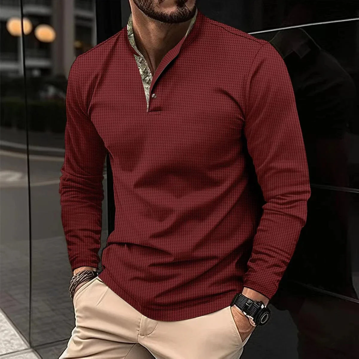Patrick® | Stylish Longsleeve Polo For Men - Image 2